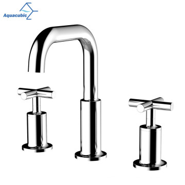 Aquacúbica Contemporânea UPC WRAS Double Handle Bathin Faucet